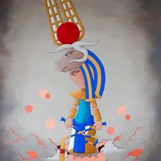 Lord of the Two Horns 2024, a limited edition print